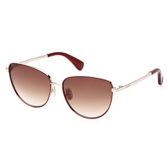 MaxMara Cateye MM0052 Sunglasses, Gold/Red main image 9